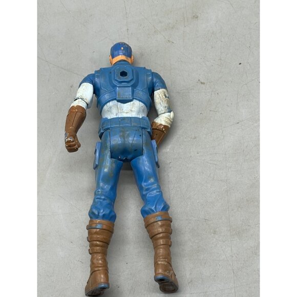 Hasbro marvel universe Captain America Action figure 2015 blue star 6" READ - Picture 7 of 8